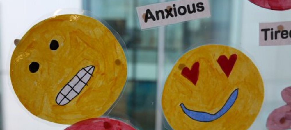 Emoji drawings from the Play rooms at GOSH