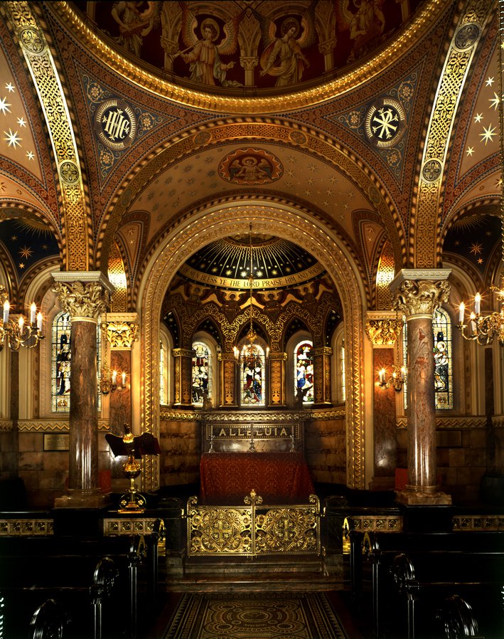 Inside the Chapel of St. Christopher