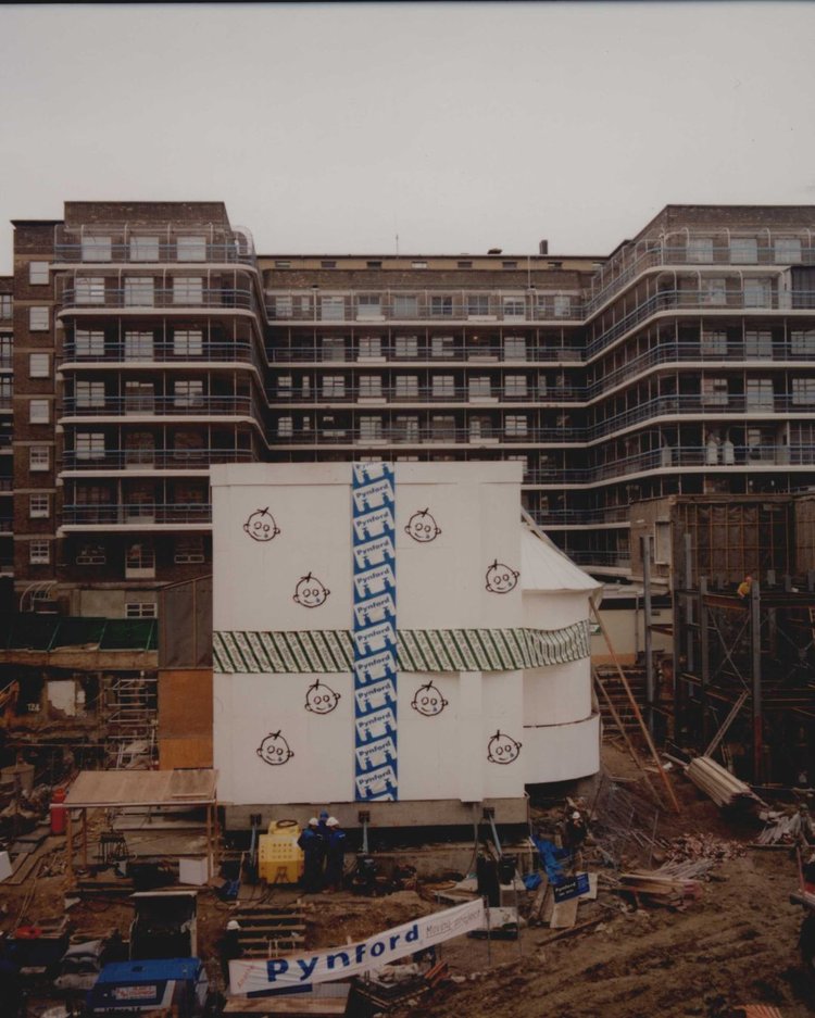 chapel boxed up for move
