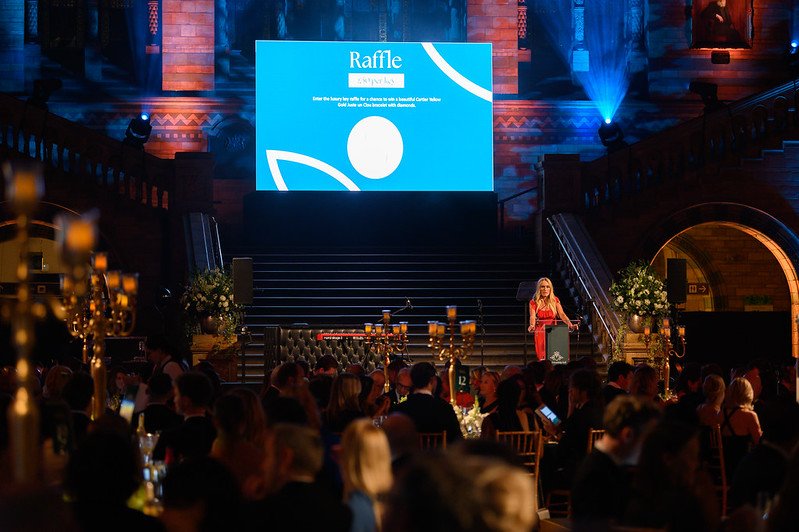 Guests eating dinner at Friendship Ball 2024