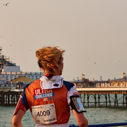 Participant at the London 2 Brighton Challenge