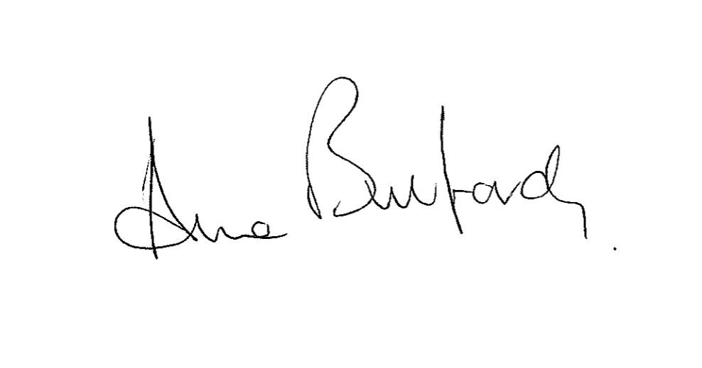 Anne Bulford's signature