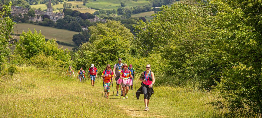 Participants at the Chiltern Walk