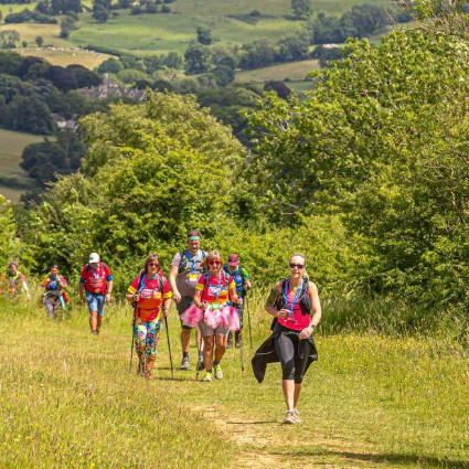 Participants at the Chiltern Walk