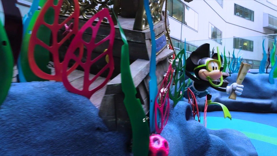 Mickey Mouse at the Disney Reef in Great Ormond Street Hospital