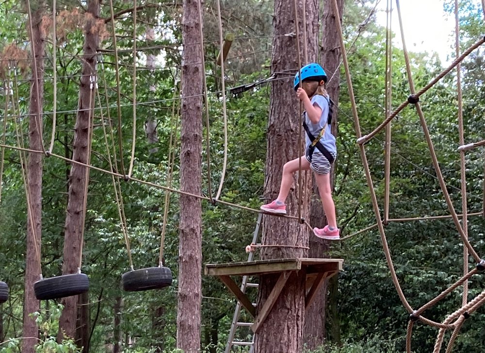 Abigail arial tree trekking