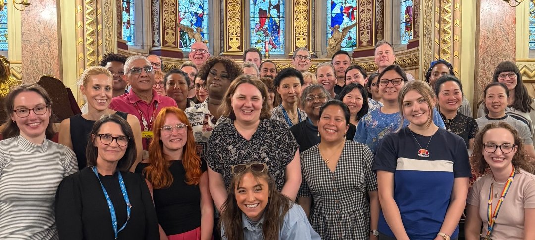 GOSH choir in the St Christopher’s Chapel at Great Ormond Street Hospital