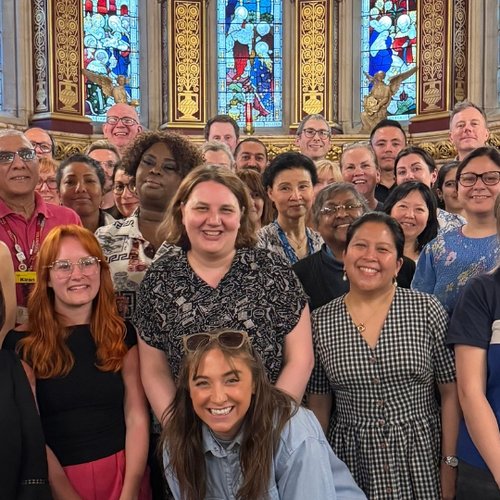 GOSH choir in the St Christopher’s Chapel at Great Ormond Street Hospital