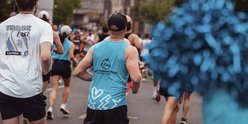 Runner at the 2025 Hackney Half Marathon