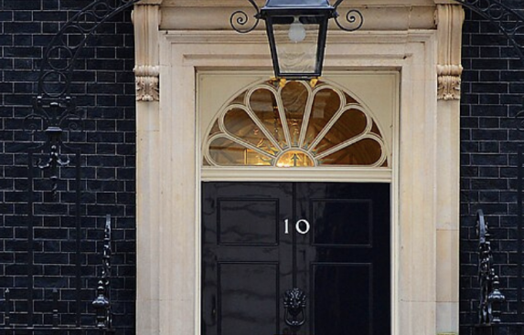 Front door of No 10