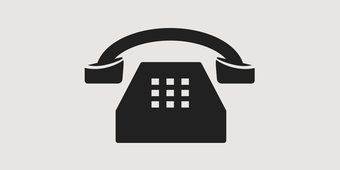 A vector image of a telephone