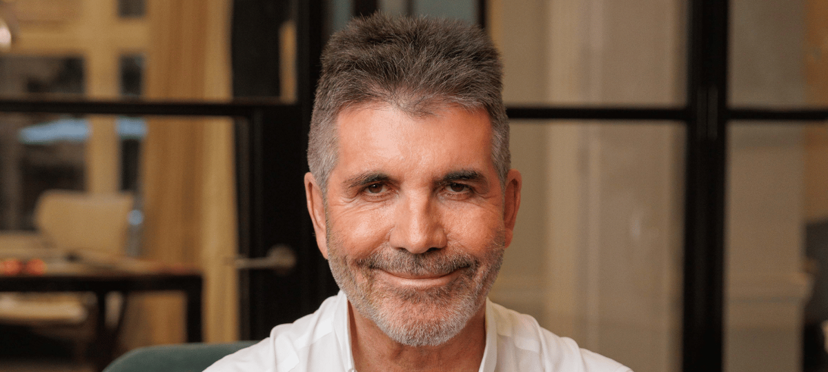 Portrait of Simon Cowell smiling