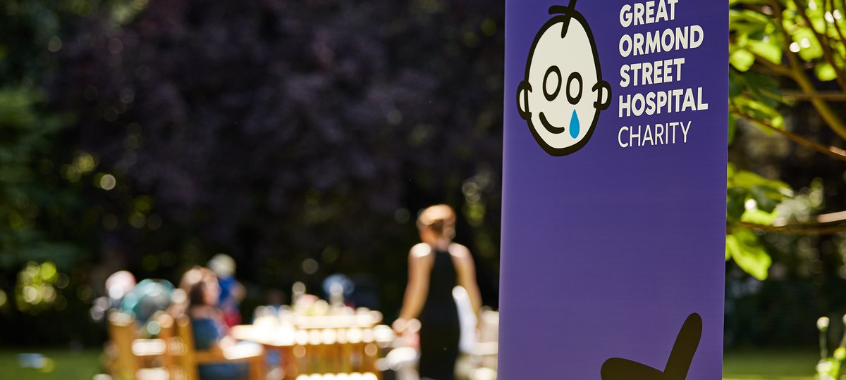 GOSH banner promotion at a baking event