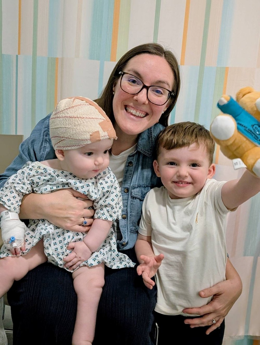 Rory, Jo and Oscar at GOSH